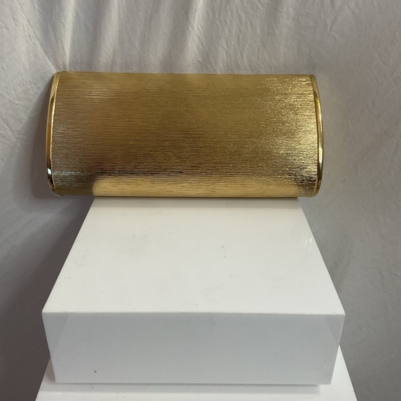 Vintage Purse/ case/ metal/ Gold mirror - Picture 3 of 5